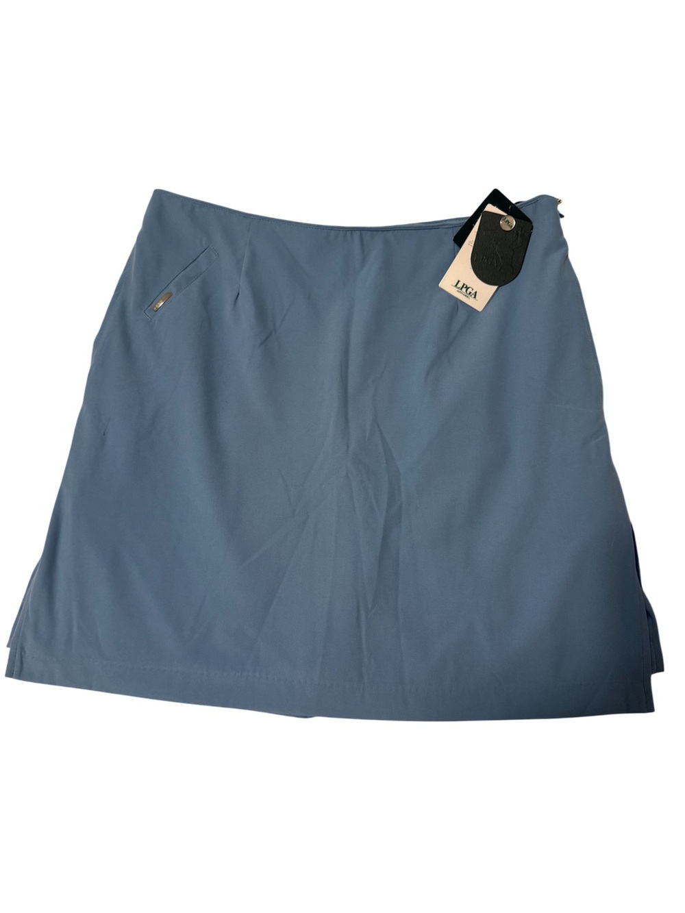 Vintage Y2K LPGA Golf Skort NWT NOS Blue Microfiber Performance Skort Size 14